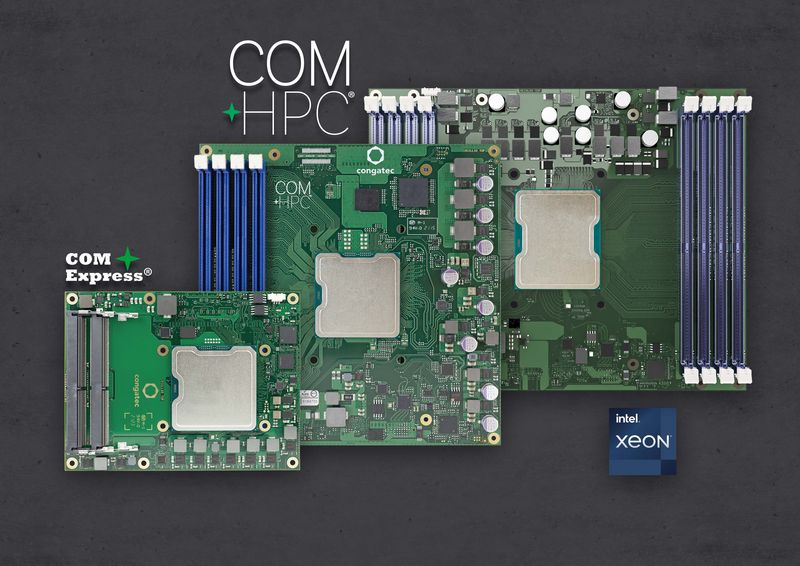 congatec computer on modules based on Intel Xeon D Ice Lake processors
