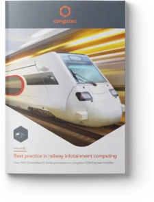 Cover of case study: Best practice in railway infotainment computing