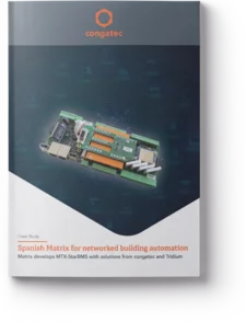 Cover of case study: Matrix StarBMS with solutions from congatec and Tridium 