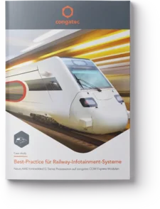 Cover der Case Study: Best Practice für Railway-Infotainment-Systeme