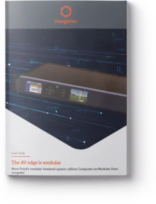 Cover of case study: The AV edge is modular