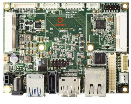 Fig 1. congatec's new industrial Pico-ITX single board computer based on the Intel® Atom™ E3800 series