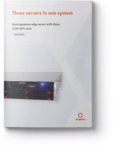 Cover of case study: Three servers in one system