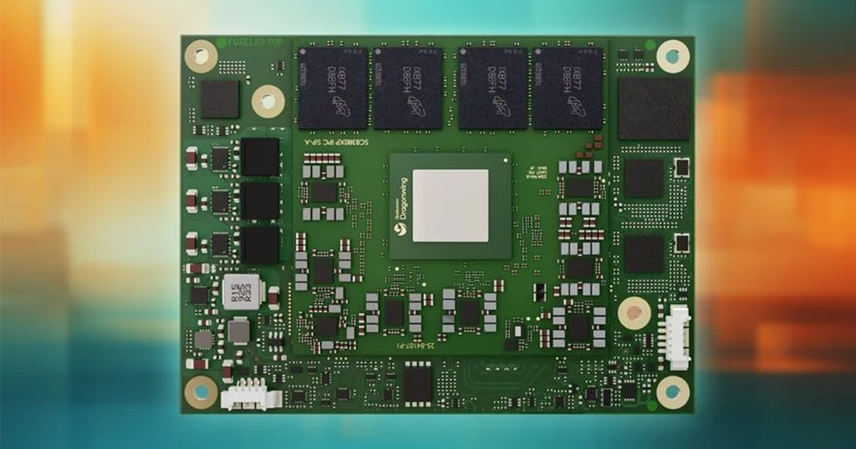 COM-HPC Mini modules with Dragonwing IQ-X series processors - congatec